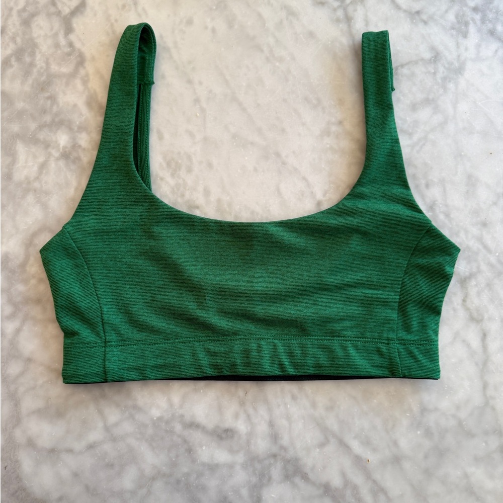 Outdoor Voices Green Sports Bra